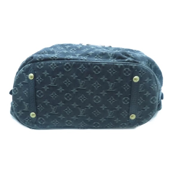 💎✨ DENIM ✨💎 LOUIS VUITTON X-LARGE HOBO MAHINA - Picture 7 of 16